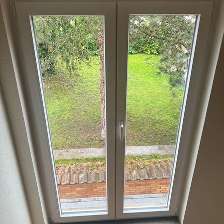 Terrassentür von vorne.